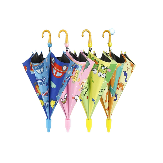 Vinyl sunscreen rain and shine portable Kid Umbrella (Free Waterproof Case)