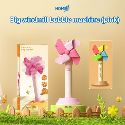 Big windmill bubble machine