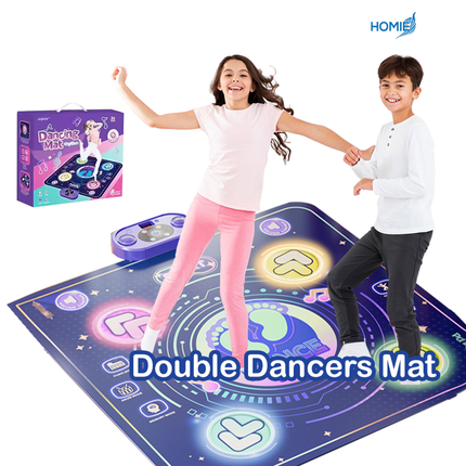 Bluetooth Light-Up Music Dance Foldable Mat (Single / Double Dancer Player) Step jump Piano Drum Mode