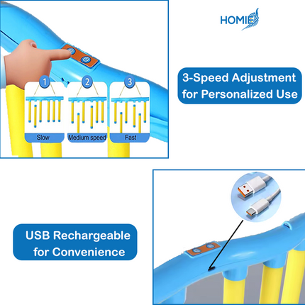 HOMIE Falling Sticks Quickly Catching Game (Remote Control with Mute Function) Handled Playful Stick