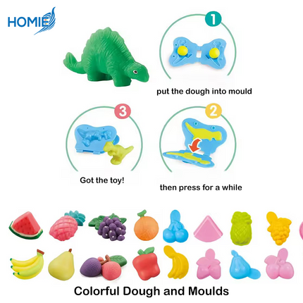 Early Education DIY Clay Dough Toys (3 Years & Above)