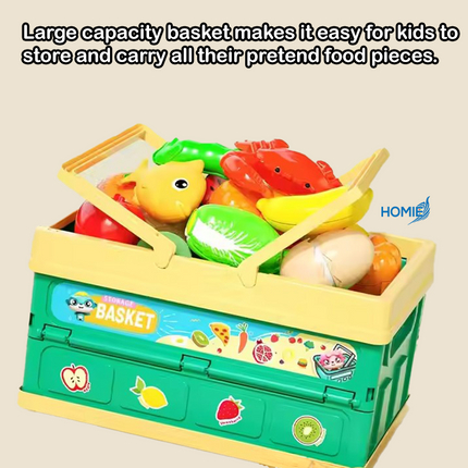 DIY Fun Fruit & Vegetable Basket Set (32pcs)