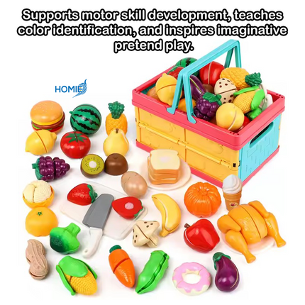 DIY Fun Fruit & Vegetable Basket Set (32pcs)