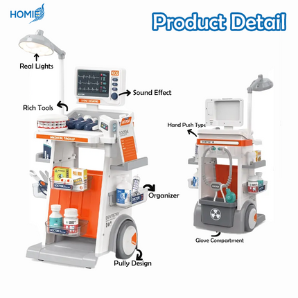 HOMIE Doctor & Nurse Hospital Role Play Toy Set
