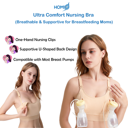 Ultra Comfort Nursing Bra β Breathable & Supportive for Breastfeeding Mom