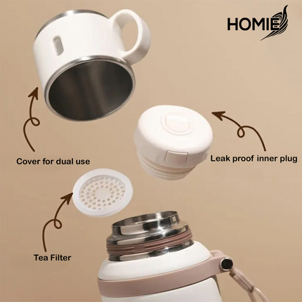 316 Stainless Steel Water & Insulated Bottle (Dual-Use for Hot & Cold)