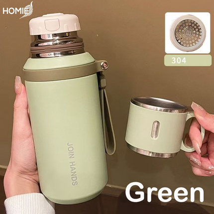 316 Stainless Steel Water & Insulated Bottle (Dual-Use for Hot & Cold)
