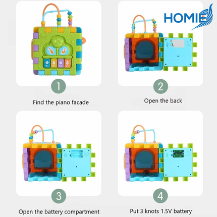 9in1 Interactive Learning Activity House Toy