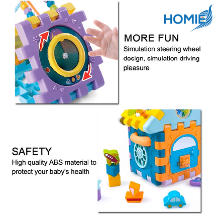 9in1 Interactive Learning Activity House Toy