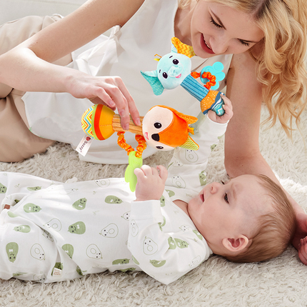 Sozzy Stuffed Animal Hand Grip Baby Toys Shaker Rattle Toy
