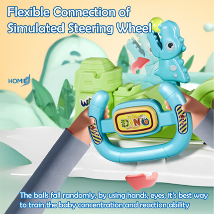 HOMIE Dino Castle Ball Catcher / Electric Castles Pinball Machine Desktop Game Parent-Child Interact