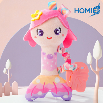 Sozzy Stuffed Animal Hand Grip Baby Toys Shaker Rattle Toy