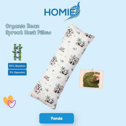 π
(Baby Organic Bean Sprout Husk Pillow) Bamboo Material 13x33 cm & 15x40 cm