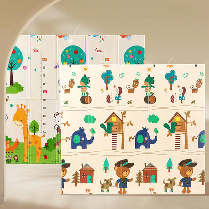 Foldable or Roll XPE Baby Play Mat / Double Side Crawling Sleeping Large Waterproof Playmat