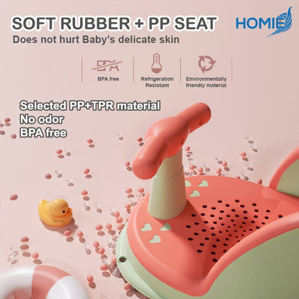 Baby Bath Seat/Soft Silicone Shower Chair