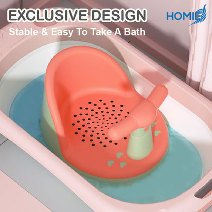 Baby Bath Seat/Soft Silicone Shower Chair