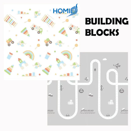 Foldable or Roll XPE Baby Play Mat / Double Side Crawling Sleeping Large Waterproof Playmat