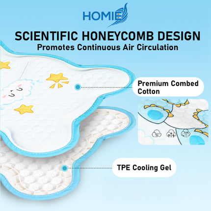 Stroller Cooling Seat Liner/3D Honeycomb TPE Coolings Gel/Dining Chair Car Seat Cushion
