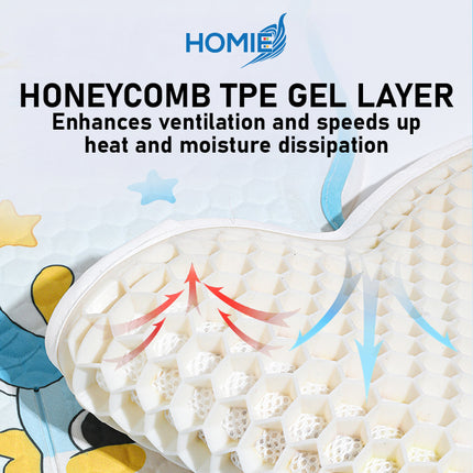 Stroller Cooling Seat Liner/3D Honeycomb TPE Coolings Gel/Dining Chair Car Seat Cushion