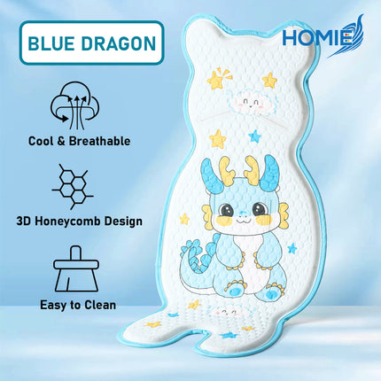 Stroller Cooling Seat Liner/3D Honeycomb TPE Coolings Gel/Dining Chair Car Seat Cushion