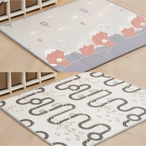 Foldable or Roll XPE Baby Play Mat / Double Side Crawling Sleeping Large Waterproof Playmat