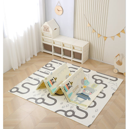 Foldable or Roll XPE Baby Play Mat / Double Side Crawling Sleeping Large Waterproof Playmat