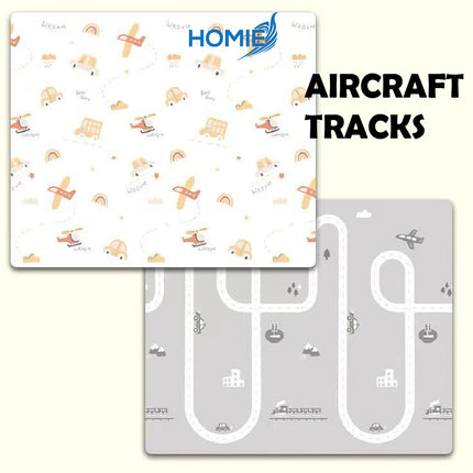 Foldable or Roll XPE Baby Play Mat / Double Side Crawling Sleeping Large Waterproof Playmat