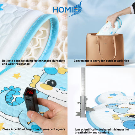 Stroller Cooling Seat Liner/3D Honeycomb TPE Coolings Gel/Dining Chair Car Seat Cushion