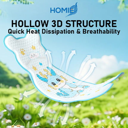 Stroller Cooling Seat Liner/3D Honeycomb TPE Coolings Gel/Dining Chair Car Seat Cushion