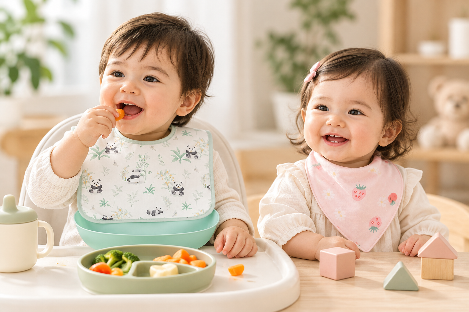 Baby Bibs Guide 3-Piece vs Silicone, Which Is Better