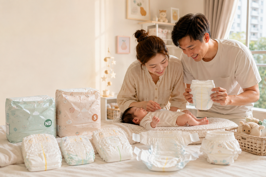 How to Choose the Right Diaper for Your Newborn in Singapore: Size, Type, and Absorbency Guide