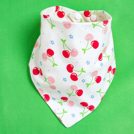Triangle Baby Bibs with Cartoon Design 100% Cotton [Minimum Order 4]