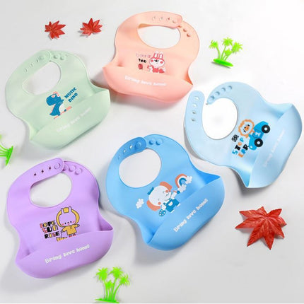 Adjustable Waterproof Silicone Baby Bibs