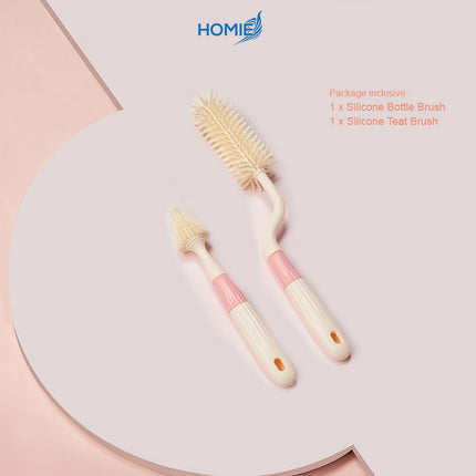 360° Silicone Baby Bottle Cleaning Brush (3in1)