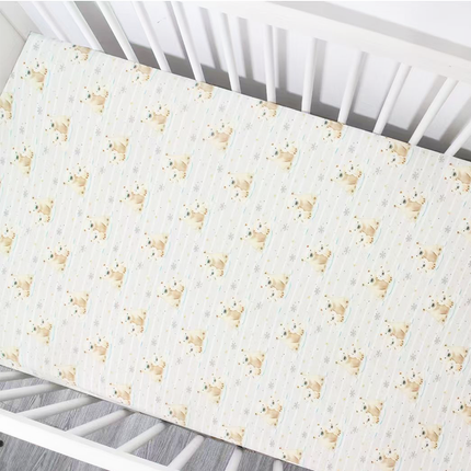 Bamboo Bedsheet / Crib Cot Bed Fitted Sheet (4 Sizes)