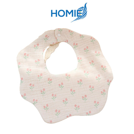 Cotton Gauze Baby Bandana Bibs – Drool & Food Catcher