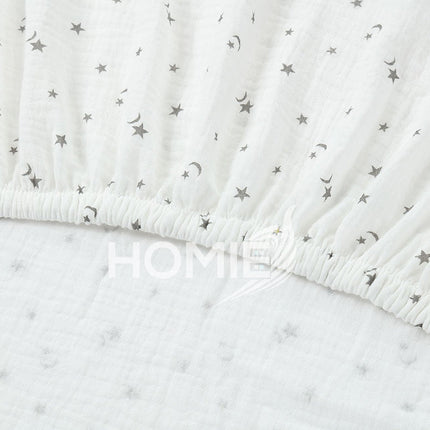 Cotton Crib Sheet (170x130cm and 60x120cm)