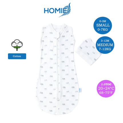 HOMIE Transitional Baby bamboo swaddle / Transitional Swaddle / Baby Swaddle and Sleeping Bag / Swaddle Bamboo / Swaddle Rap / New Born Swaddle Zip /