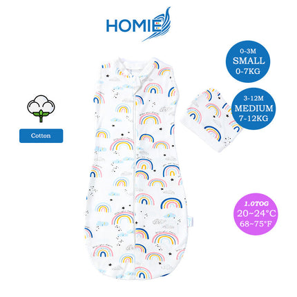 HOMIE Transitional Baby bamboo swaddle / Transitional Swaddle / Baby Swaddle and Sleeping Bag / Swaddle Bamboo / Swaddle Rap / New Born Swaddle Zip /