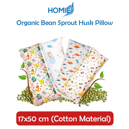 Organic Husk Pillow 17x50cm (Cotton Material)