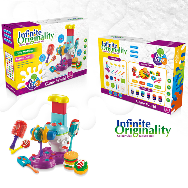 💨Color Clay Dough DIY Making Kit Air Dry Soft Polymer 💨