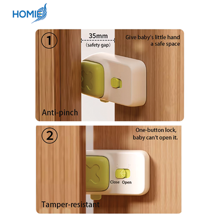 Silicone anti-pinch door block