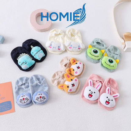 3D Cartoon Newborn Baby Socks (A)