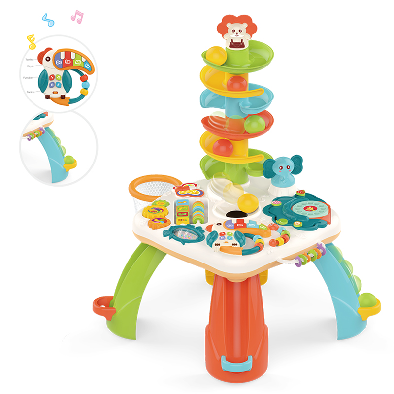 Early Education Musical Light Toddler Activity Table Multi Baby Activity Table