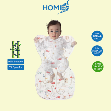 Swaddle and Sleeping Bag (Bamboo & Cotton) Small & Medium ONLY