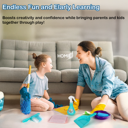 Housekeeping Cart Cleaning Toy Set