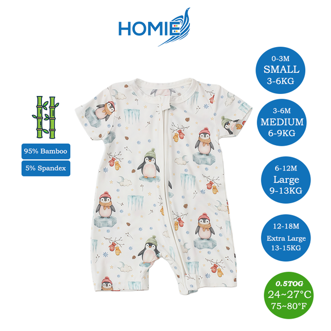 (A)Short and Long Sleeve Zipper Sleepsuit/Baby Rompers