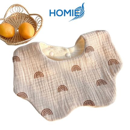 Cotton Gauze Baby Bandana Bibs – Drool & Food Catcher