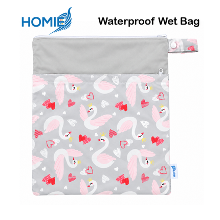 HOMIE Wet Bag diaper bag nappy bag waterproof (30x36cm) Double zip