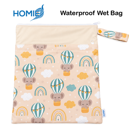 HOMIE Wet Bag diaper bag nappy bag waterproof (30x36cm) Double zip